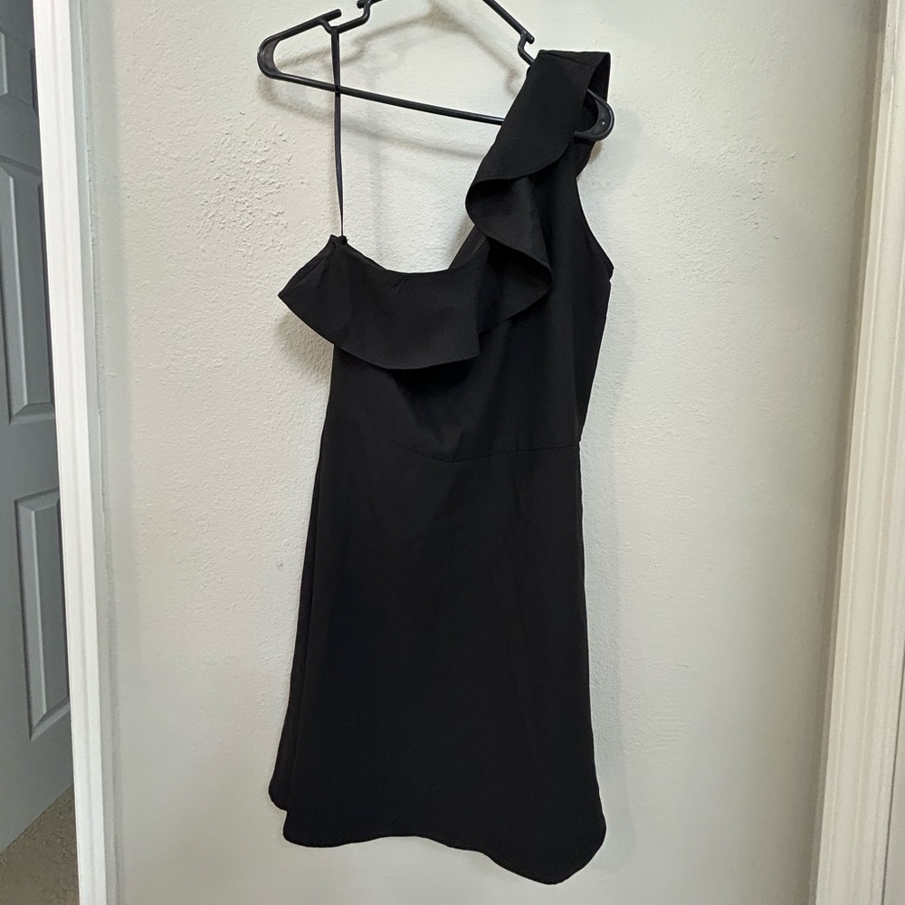 NWT one shoulder little black dress